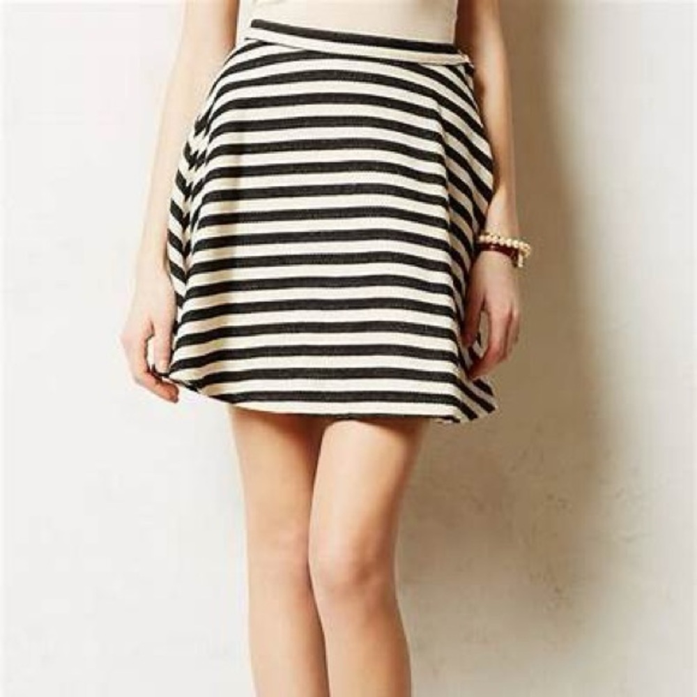 Anthropologie Greylin striped skirt